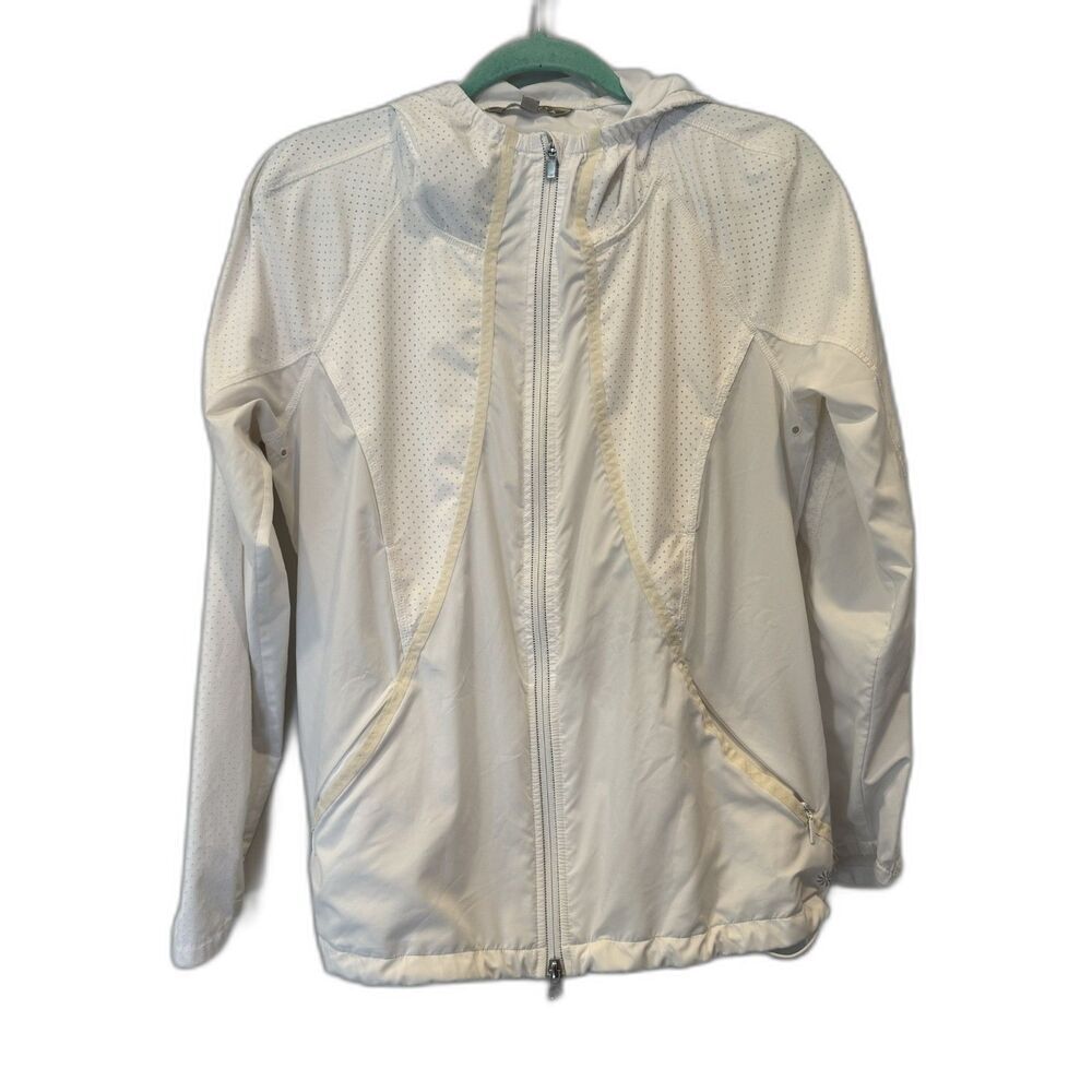Athleta Catalina Aero Jacket Hooded Running Convertible Fanny Pack Womens Small